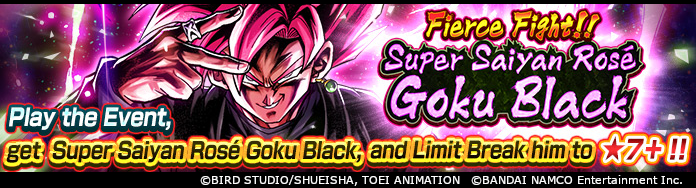 Neues Event jetzt in Dragon Ball Legends! Hol dir SP Super Saiyan Rosé Goku Black von First-Time Clear Rewards!